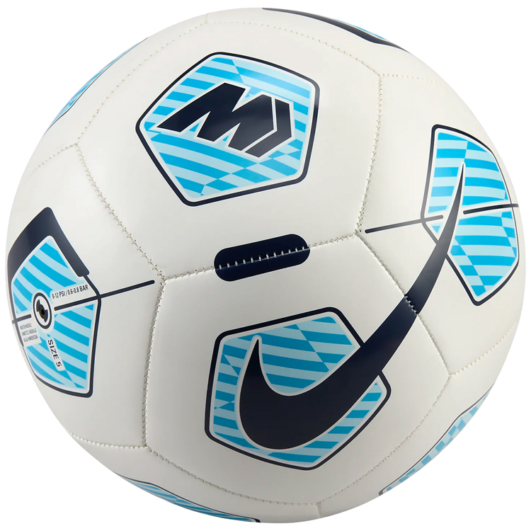 Minge fotbal Nike FZ3036-100 / Marimea 5 / Alb-albastru deschis photo 2